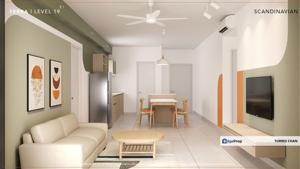 Eco Ardence Terra Residence 3 Bedrooms with Semi Furniture in Setia Alam, Selangor, Shah Alam