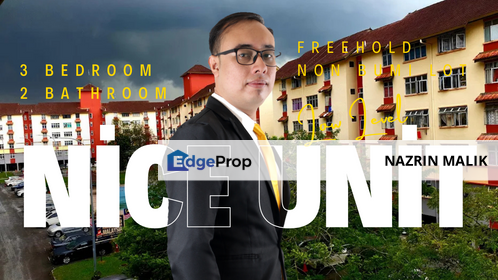 Hot! Full Loan! Apartment Rose Villa Kulai | 3R2B | Freehold Non-Bumi Below Market 
, Johor, Kulai