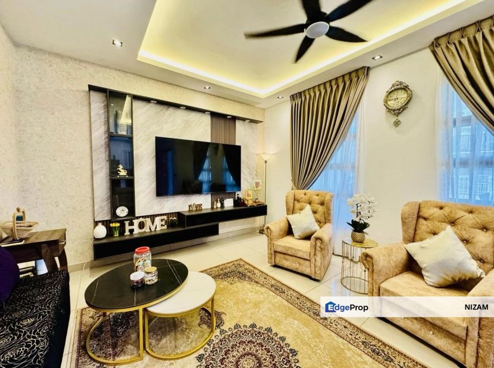 Cluster House Taman Denai Alam For Sale | Fully Renovated & Fully Furnished |, Johor, Pasir Gudang