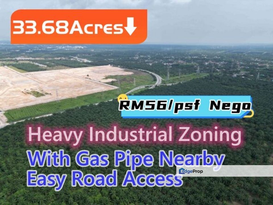 Banting Olak lempit Heavy Industry Zoning Land For Sales, Selangor, Banting