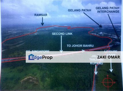 Gelang Patah Johor Building Land For Sale Easy Access To Second Link, Johor, Gelang Patah