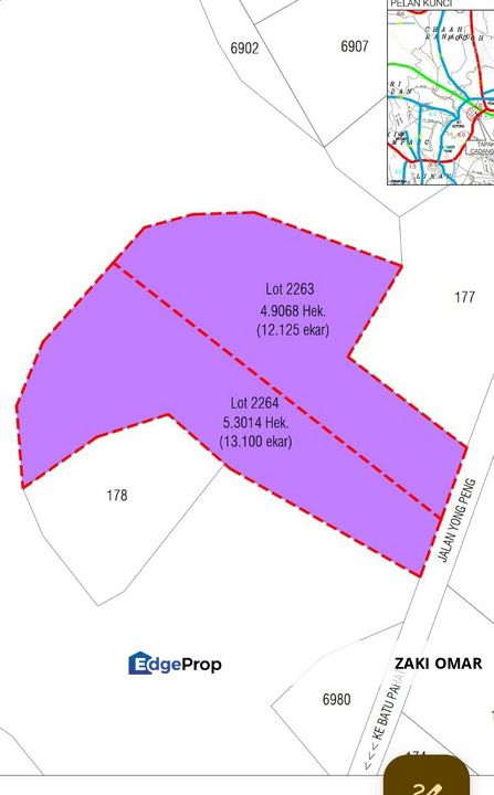 Yong Peng Johor Industrial Land For Sale Freehold Ready Converted Near Highway, Johor, Yong Peng