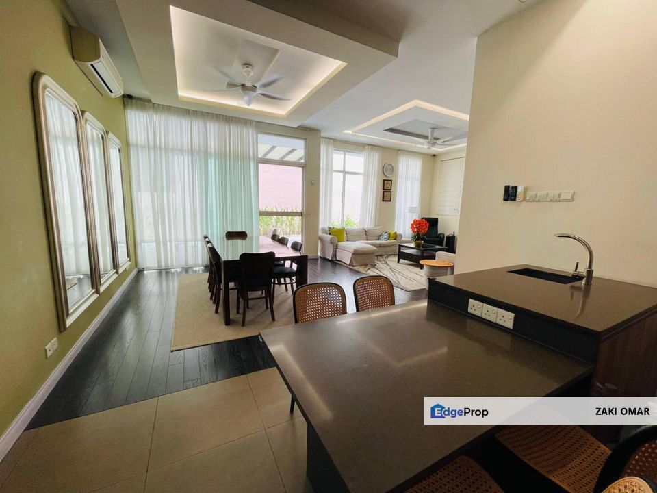 Glenmarie Subang, 3 Storey Zero Lot Bungalow For Sale, Fully Furnished, Selangor, Glenmarie