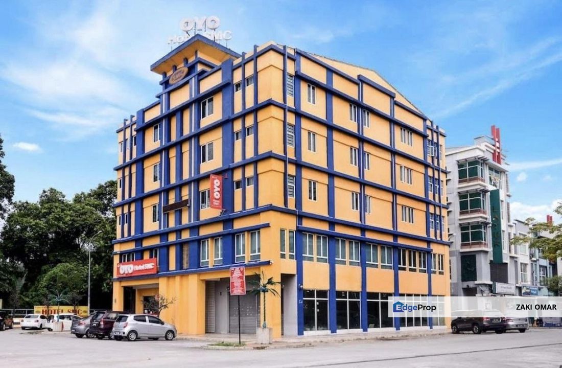 5 Storey Hotel Shah Alam, End Lot For Sale (Freehold, Commercial Title), Selangor, Shah Alam