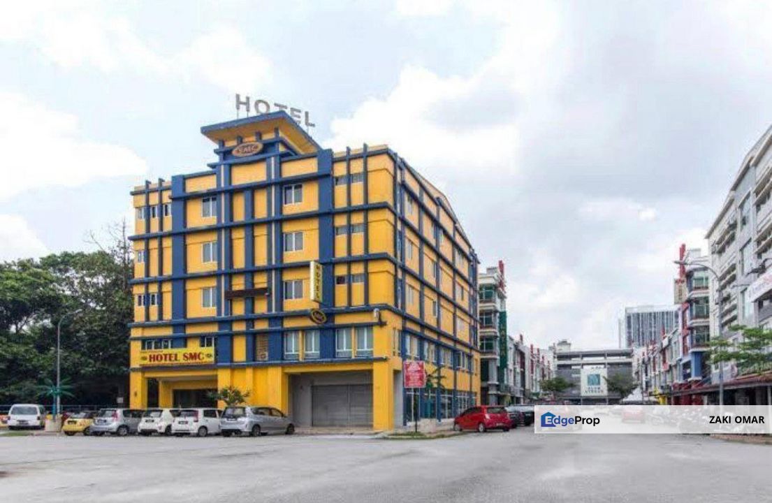 5 Storey Hotel Shah Alam, End Lot For Sale (Freehold, Commercial Title), Selangor, Shah Alam