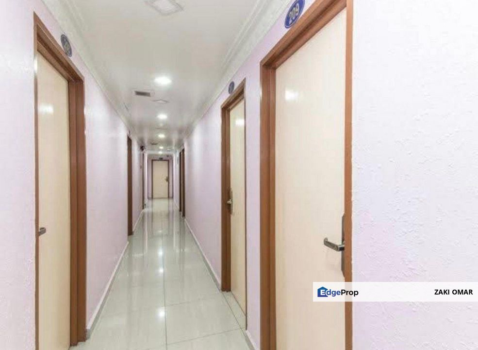 5 Storey Hotel Shah Alam, End Lot For Sale (Freehold, Commercial Title), Selangor, Shah Alam