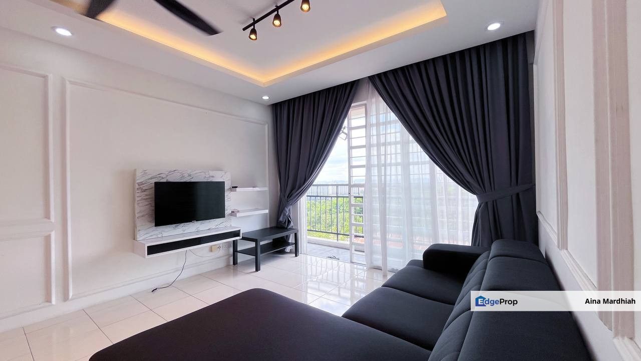 Puncak Hijauan (Hijauan Height) Bangi, Partially Furnished Condominium For Rent, Selangor, Bangi