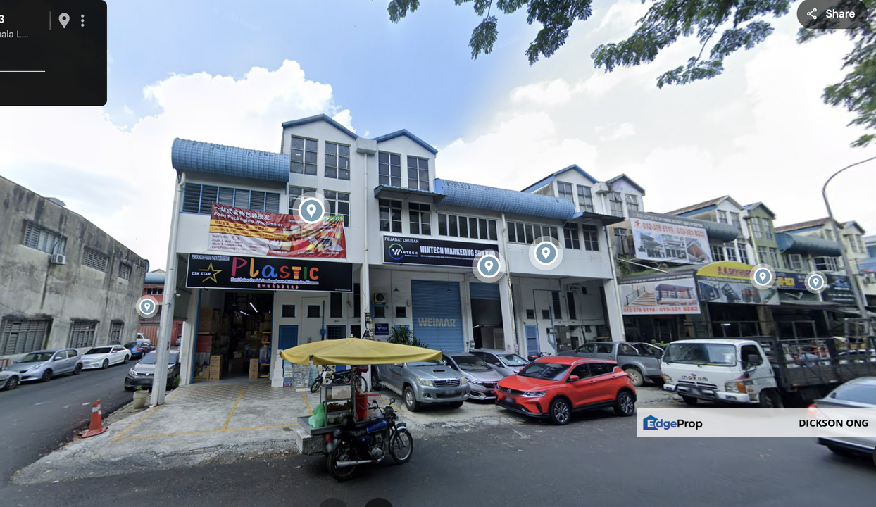 Kepong, Sri Edaran Light Industrial Park, 2 adjoining 1.5 Storey Link Factory, Kuala Lumpur, Kepong