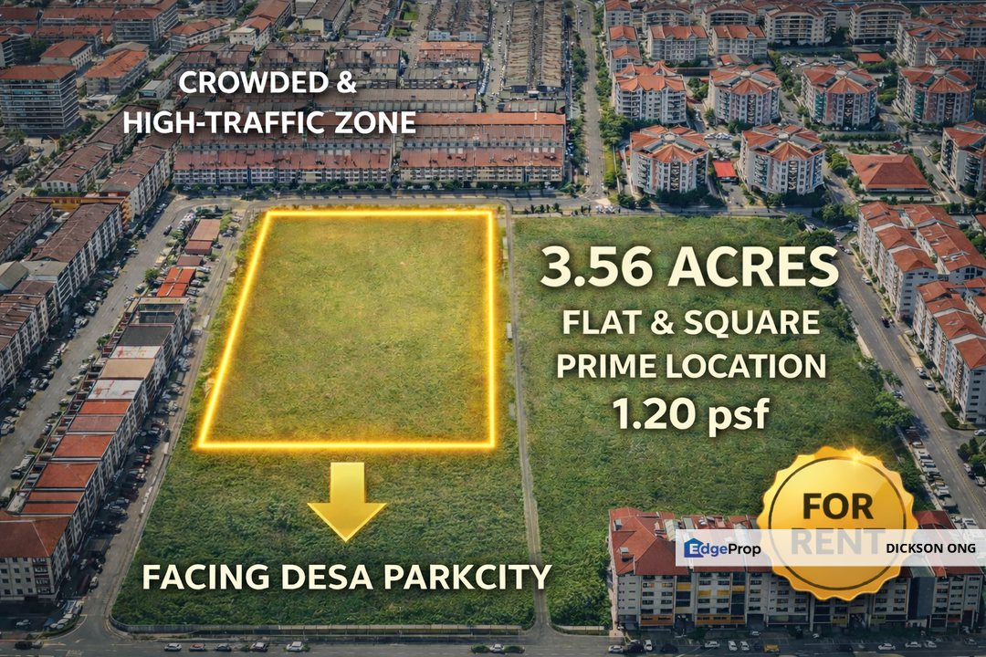 Menjalara,Medan Putra, 3.56 acres Commercial Land, Facing Desa ParkCity, Kuala Lumpur, Kepong