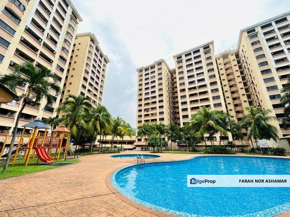 Putra Villa Condominium Gombak, Kuala Lumpur For reny - Fully Furnished Unit Walking Distance LRT, Kuala Lumpur, Gombak