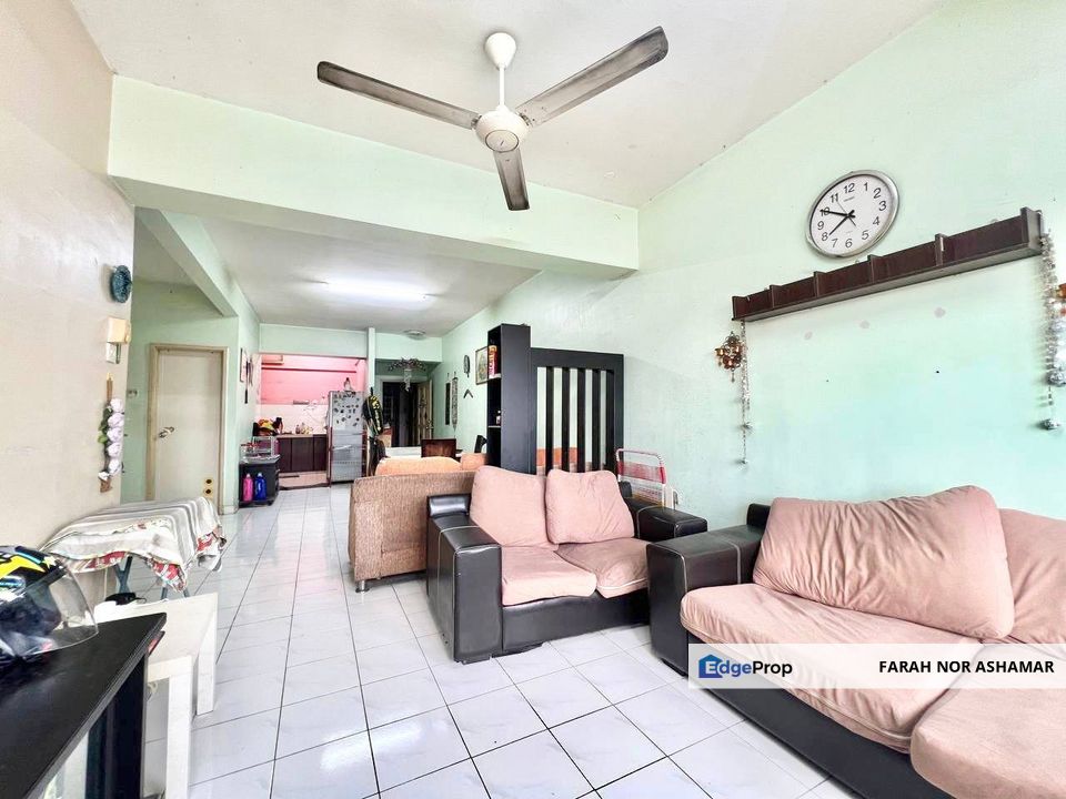Mawar Apartment Sentul, Kuala Lumpur For Sale - Nice Unit & Walking Distance to LRT, Kuala Lumpur, Sentul