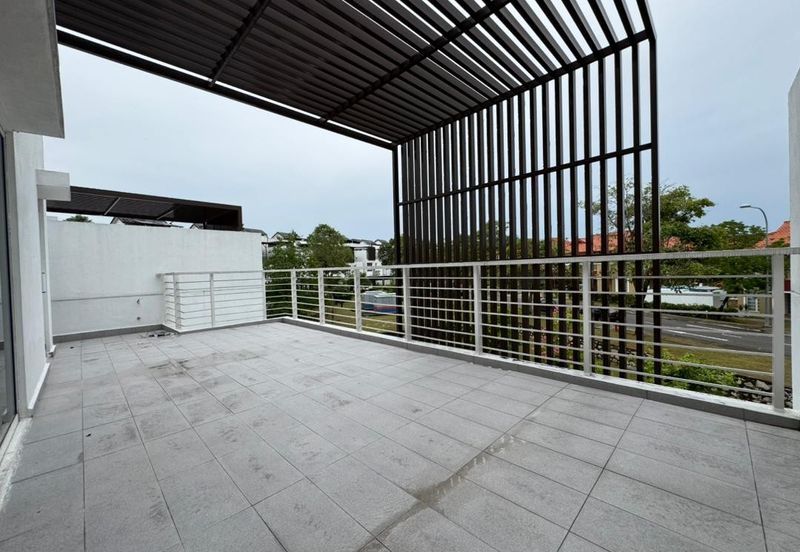 New House Spacious Balcony 3 Storey Hyperlink Terrace Duta Villa @ Precint 14, Putrajaya