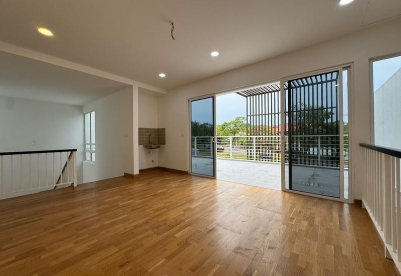 New House Spacious Balcony 3 Storey Hyperlink Terrace Duta Villa @ Precint 14, Putrajaya