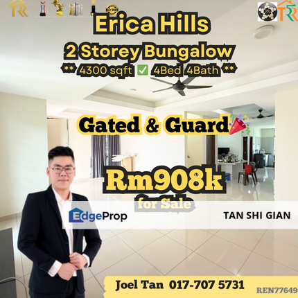 Kulai, Erica Hills Bungalow for Sale, Johor, Kulai