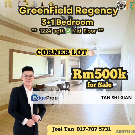 Greenfield Regency 3+1Bedroom, Johor, Tampoi