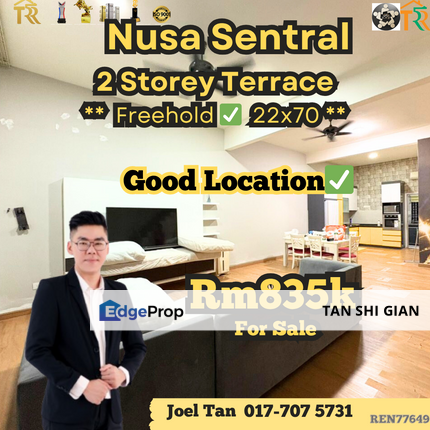 Nusa Sentral House for Sale, Johor, 