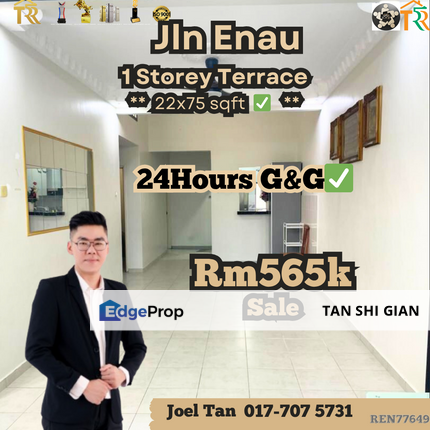 Taman Daya, Jalan Enau Terrace for Sale, Johor, Johor Bahru
