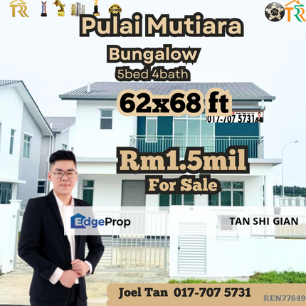 Pulai Mutiara Link Bungalow for Sale, Johor, Johor Bahru