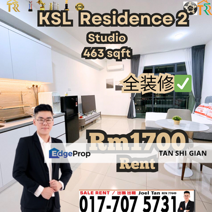KSL Residence 2 Studio , Johor, Johor Bahru