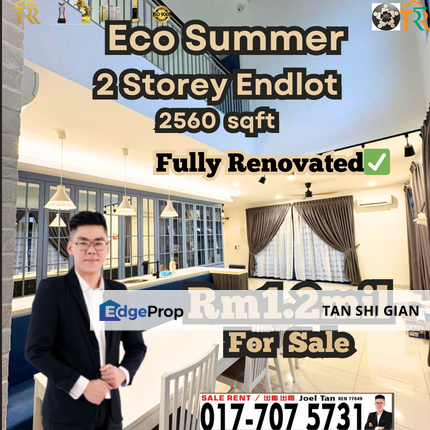 Eco Summer Endlot Terrace for Sale, Johor, Johor Bahru