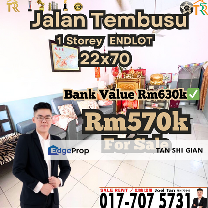 Masai, Taman Rinting Endlot House for Sale, Johor, Masai