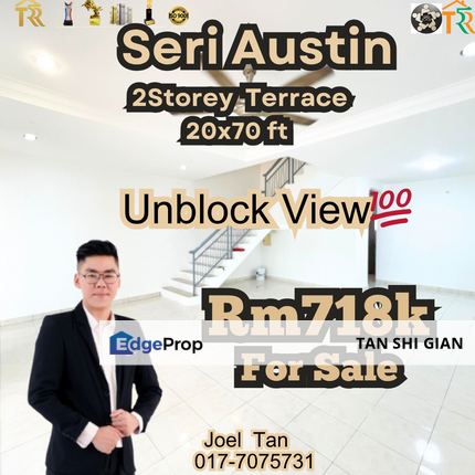 Seri Austin Terrace House for Sale, Johor, Johor Bahru