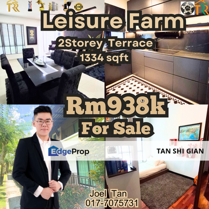 Leisure Farm Terrace House for Sale, Johor, Gelang Patah