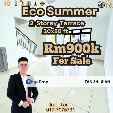Eco Summer, Brighton Terrace House for Sale, Johor, Johor Bahru