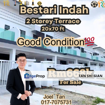 Pelangi Indah 2Storey House for Sale, Johor, Ulu Tiram