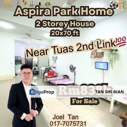 Aspira ParkHome 2Storey House for Sale, Johor, Gelang Patah