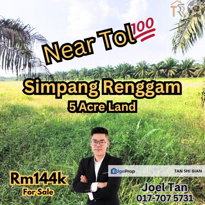 Simpang Renggam 5Acre Land for Sale, Johor, Simpang Renggam