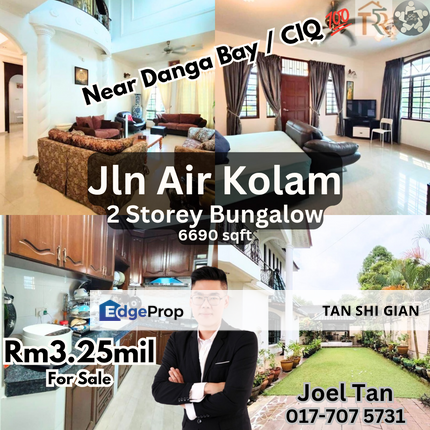 Jalan Air Kolam Bungalow for Sale, Johor, Johor Bahru