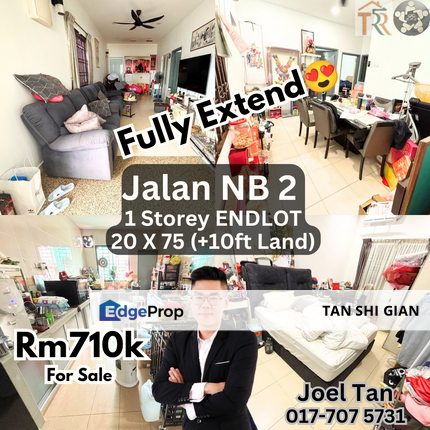 Nusa Bestari 1Storey ENDLOT House for Sale, Johor, Skudai