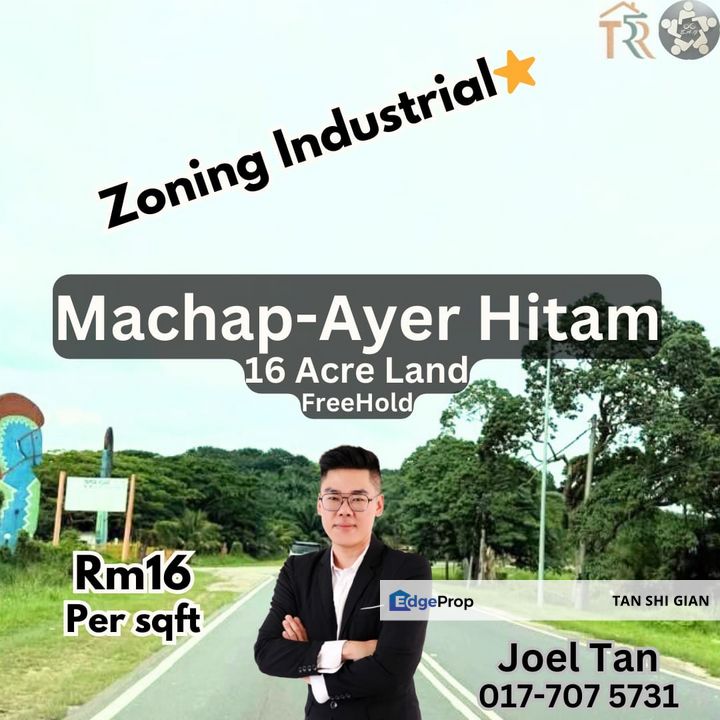Machap 16Acre Main Road Land for Sale, Johor, Kluang