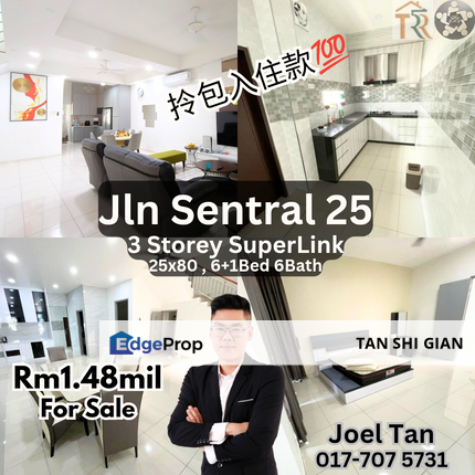 Nusa Sentral 3Storey SuperLink Terrace for Sale, Johor, 