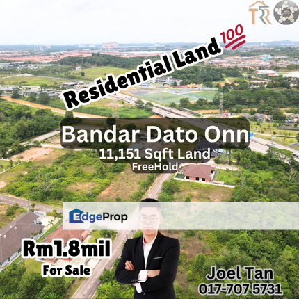 Bandar Dato Onn 11151sqft Land for Sale, Johor, Johor Bahru