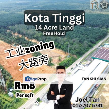 Kota Tinggi 14Acre Land for Sale, Johor, Kota Tinggi