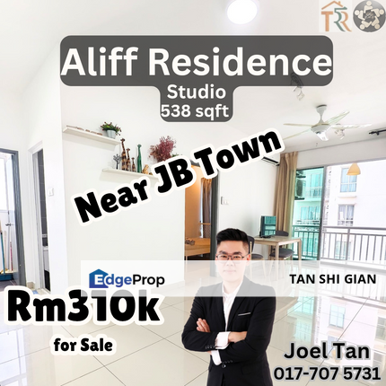 Aliff Residence Studio for Sale, Johor, Johor Bahru