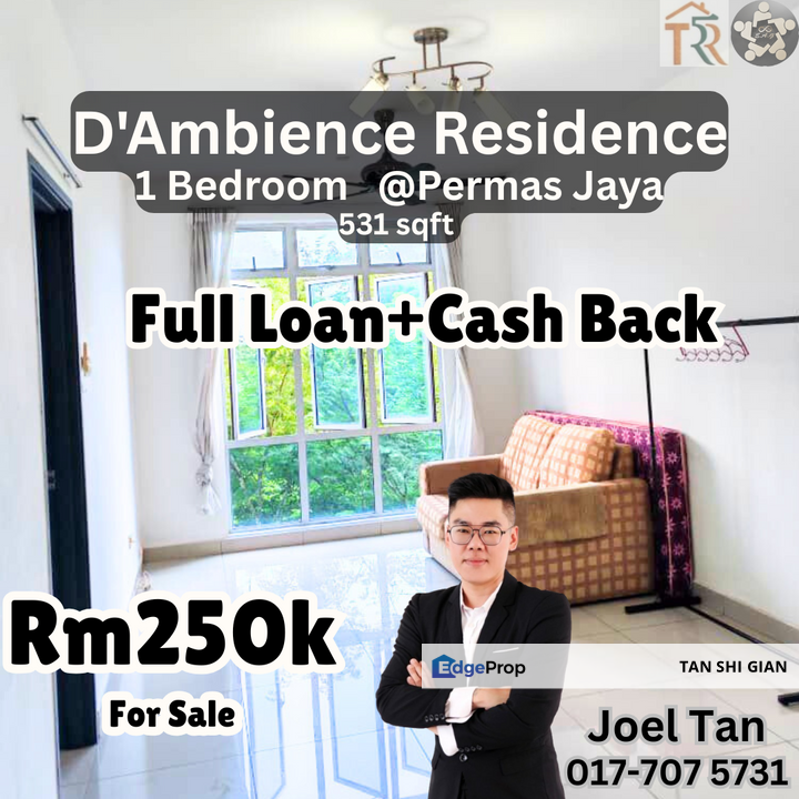 Permas Jaya D'Ambience Residence 1bed for sale , Johor, Permas Jaya/Senibong