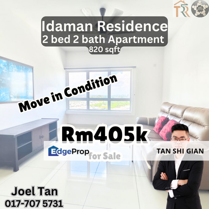 Idaman Residence 2Bedroom Apartment for Sale , Johor, Nusajaya
