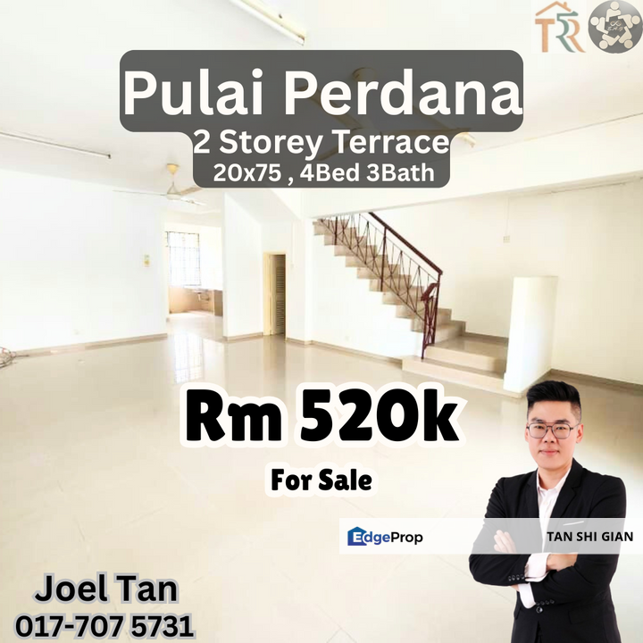 Pulai Perdana 2Storey Terrace for Sale , Johor, Skudai