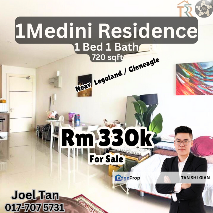 1Medini Residence 1bed for sale , Johor, Nusajaya