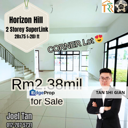 Horizon Hill 2Storey SuperLink House for Sale, Johor, Nusajaya