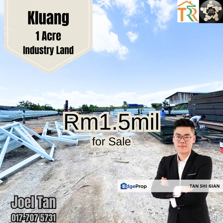 Kluang 1 Acre Industrial Land for Sale, Johor, Kluang