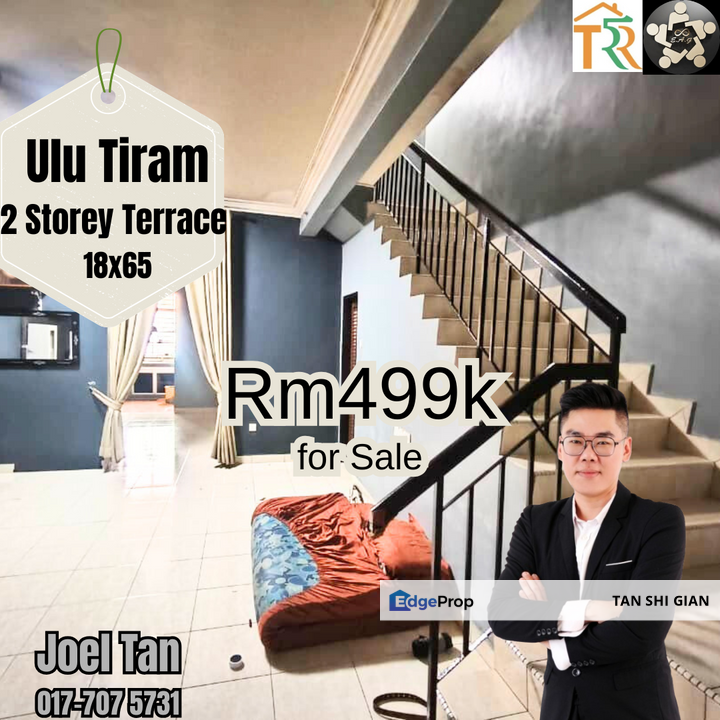 Ulu Tiram Double Storey House for Sale , Johor, Ulu Tiram