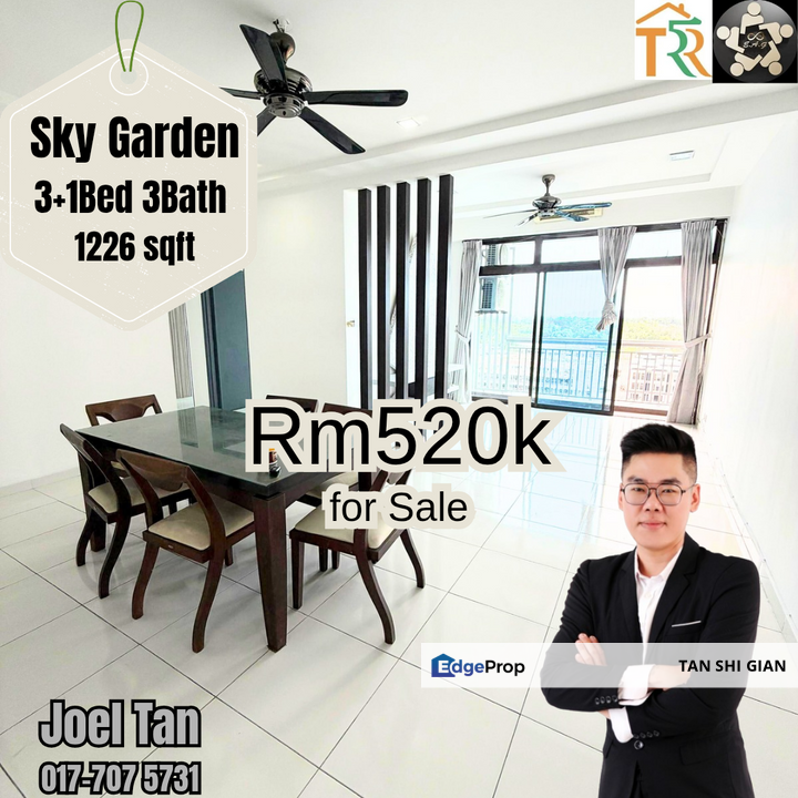 Sky Garden 3+1Bedroom Apartment for Sale, Johor, Setia Tropika