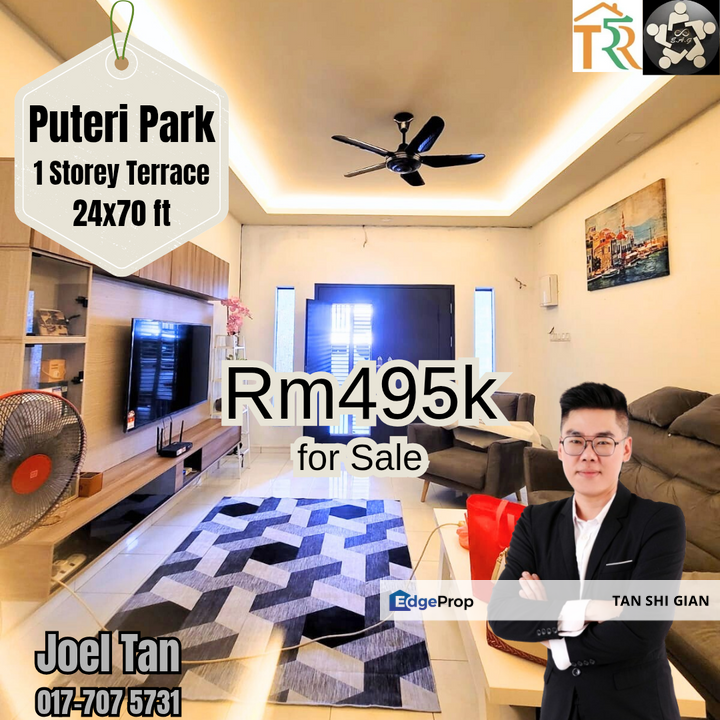 Puteri Park 1Storey House for Sale , Johor, Ulu Tiram