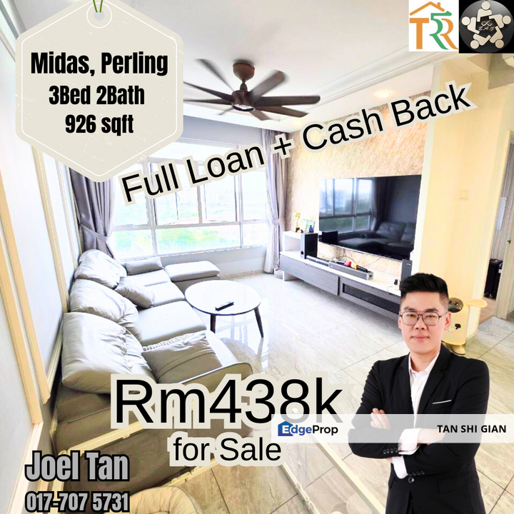 Midas, Perling 3Bedroom Apartment for Sale , Johor, Johor Bahru