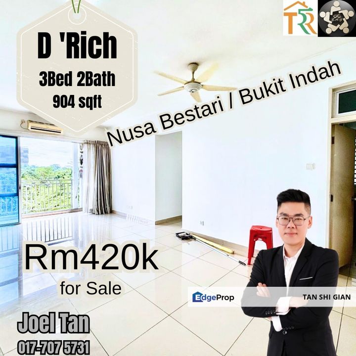 Setia Sky88 2Bedroom CORNER Apartment for Sale , Johor, Johor Bahru