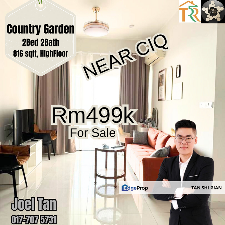 Amberside Country Garden 2Bedroom Apartment for Sale , Johor, Johor Bahru